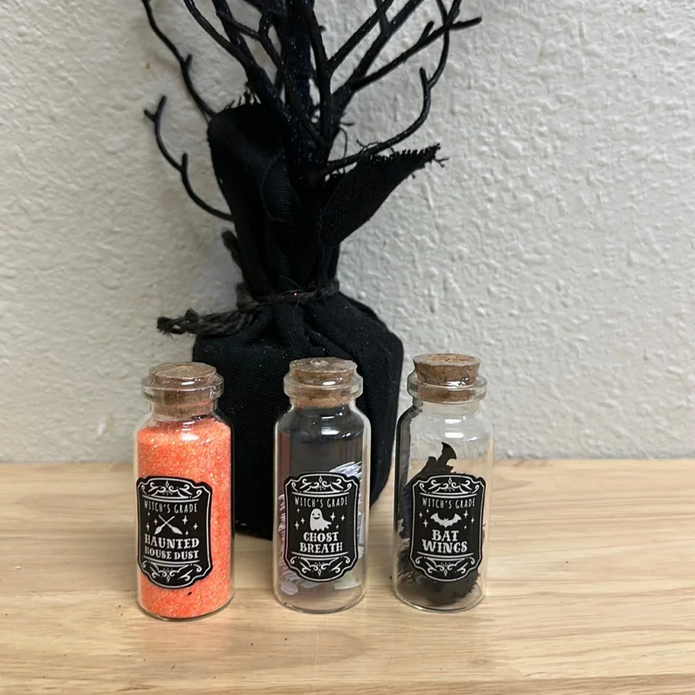 New target 3pc Halloween potion bottles